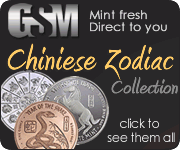Chinese Zodiac copper and silver round collection