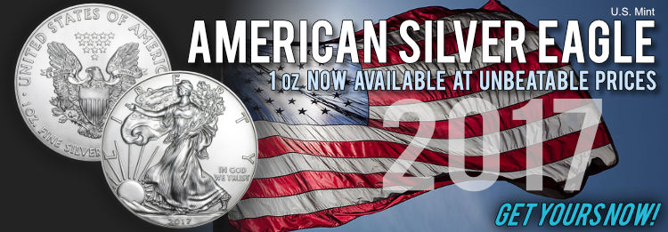 2017 American Silver Eagles best prices available now!