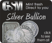 Silver rounds and silver bars buy online