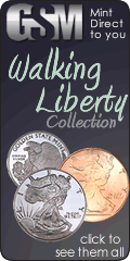 Walking Liberty collection of silver and copper coins